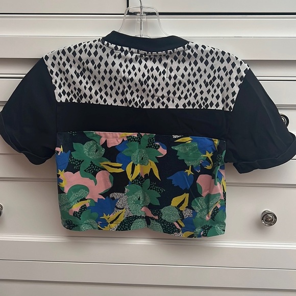 Adidas Originals x HER Studio London Floral Cropped Cotton Top - Picture 3 of 4